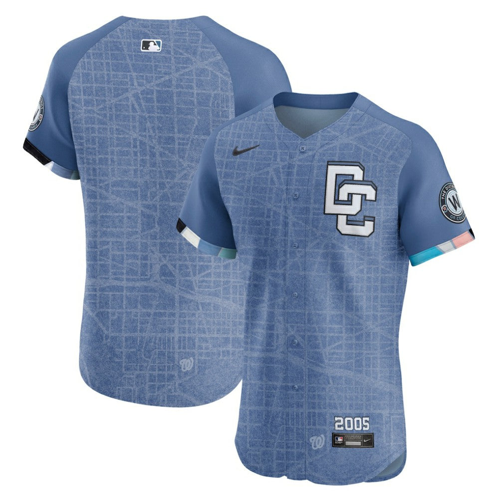 Washington Nationals Nike 2025 City Connect Elite Jersey - MLB Jerseys