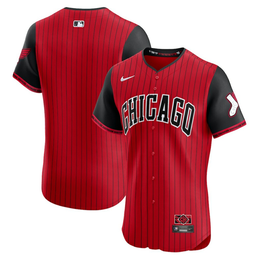 Chicago White Sox Nike 2025 City Connect Elite Jersey - MLB Jerseys