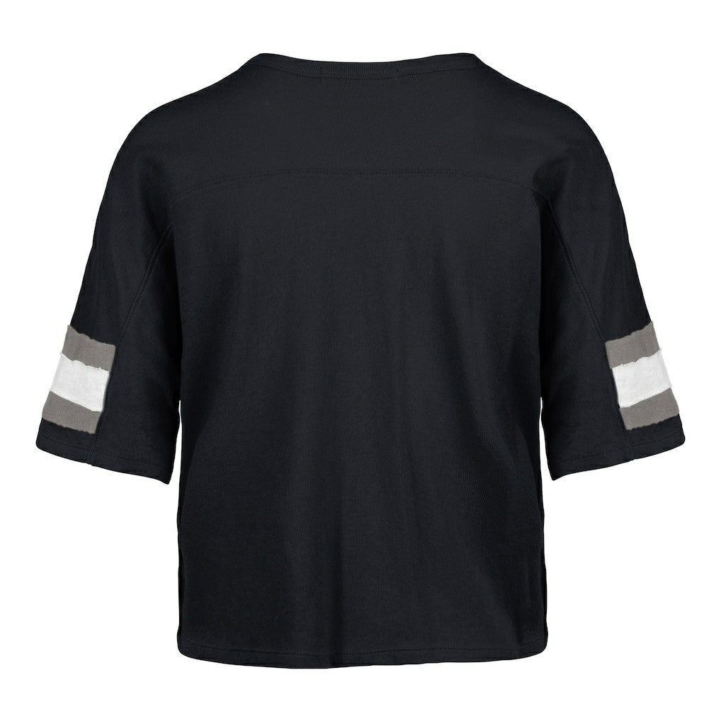 Dallas Cowboys '47 Women's Double Header Scout Cropped V-Neck T-Shirt | NFL On sale