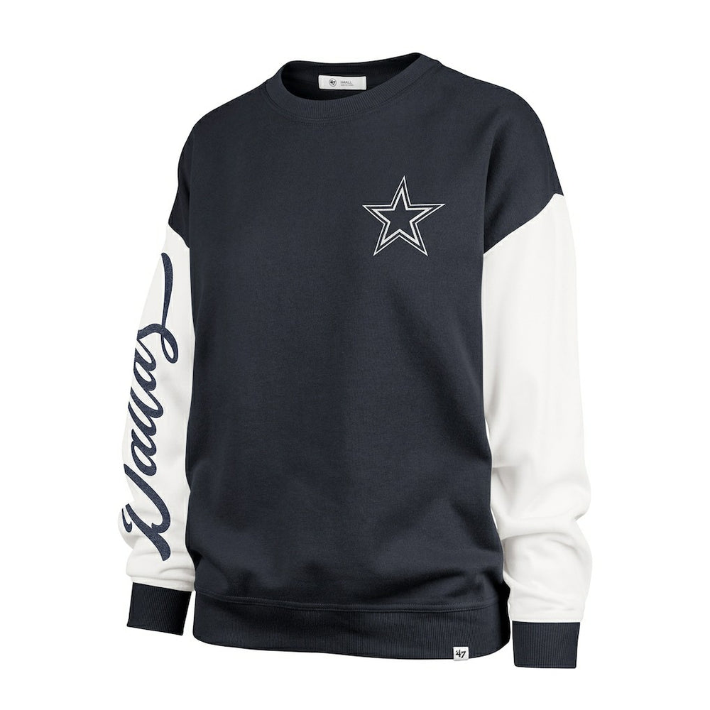 Dallas Cowboys '47 Women's Double Header Rise Andie Pullover Sweatshirt | NFL On sale
