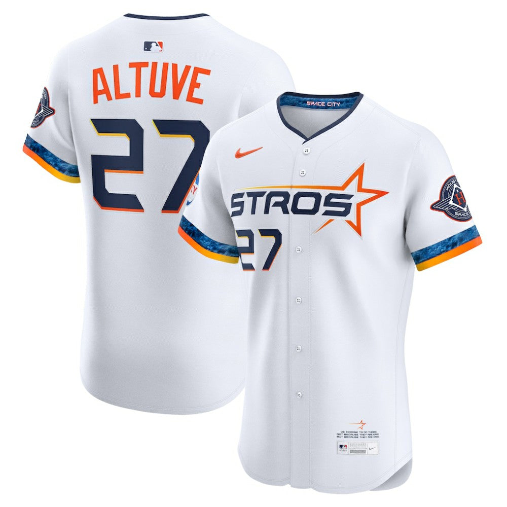 Jose Altuve Houston Astros Nike 2025 City Connect Elite Player Jersey - MLB Jerseys