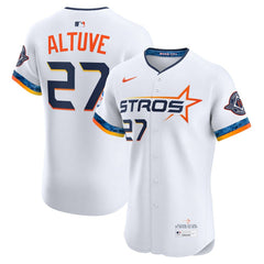 Jose Altuve Houston Astros Nike 2025 City Connect Elite Player Jersey - MLB Jerseys