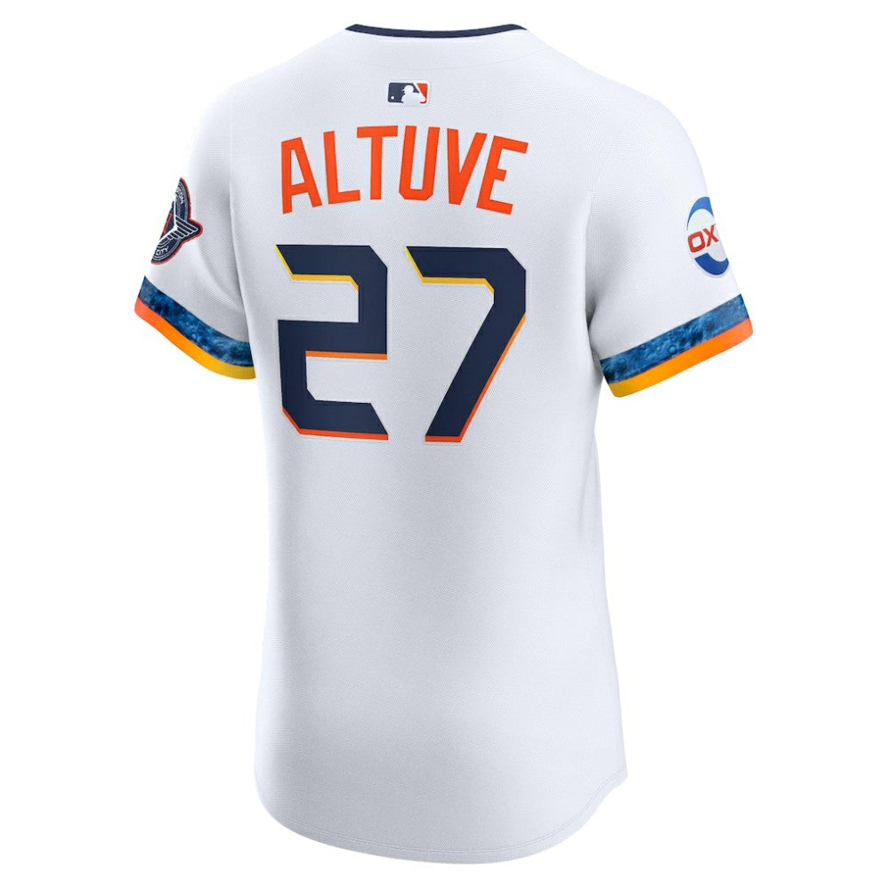 Jose Altuve Houston Astros Nike 2025 City Connect Elite Player Jersey - MLB Jerseys