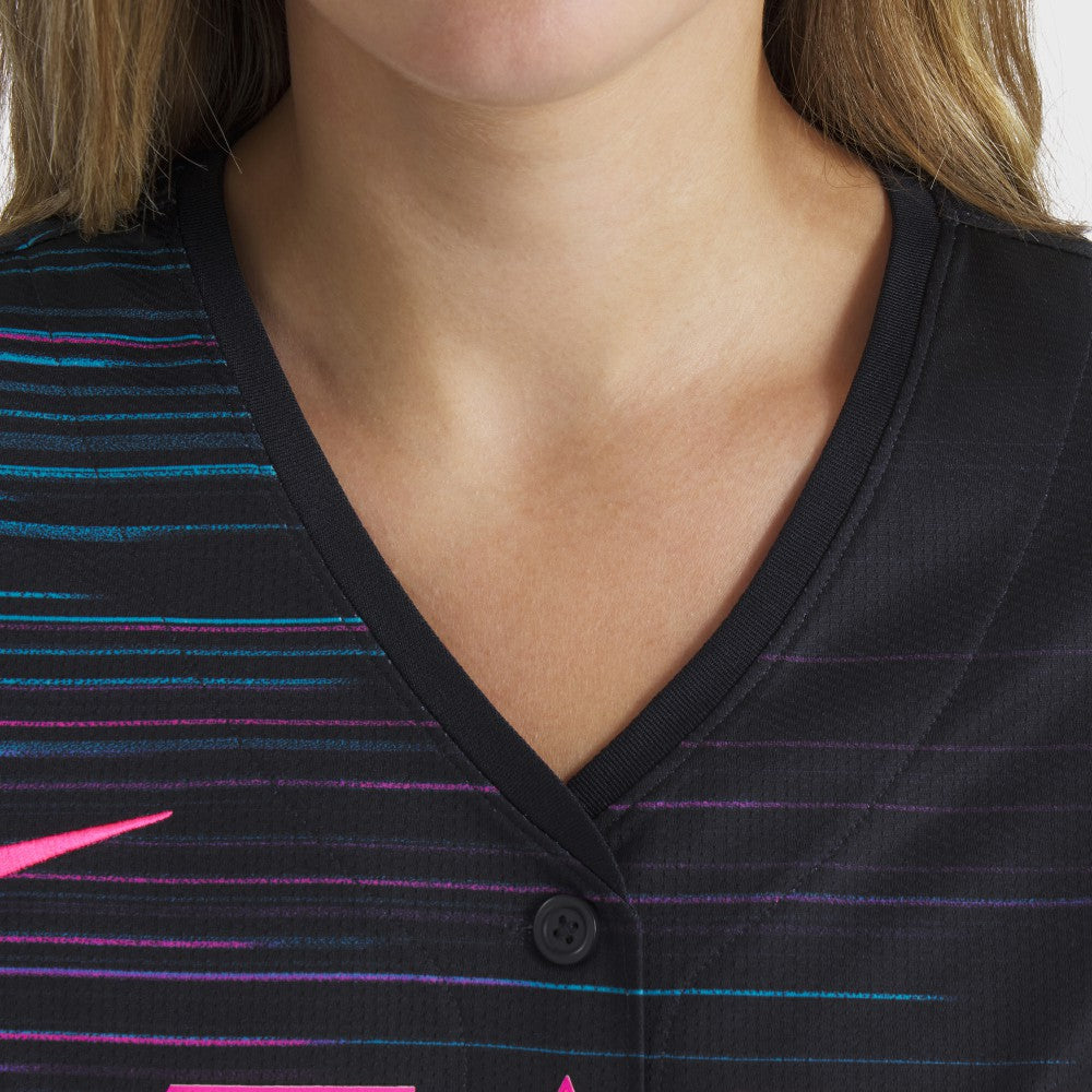 Miami Marlins Nike Women's 2025 City Connect Limited Jersey - MLB Jerseys