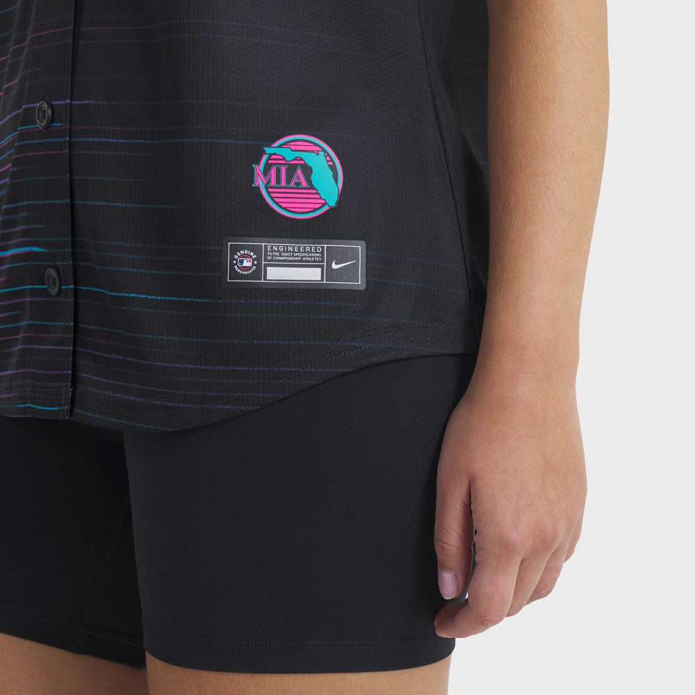 Miami Marlins Nike Women's 2025 City Connect Limited Jersey - MLB Jerseys
