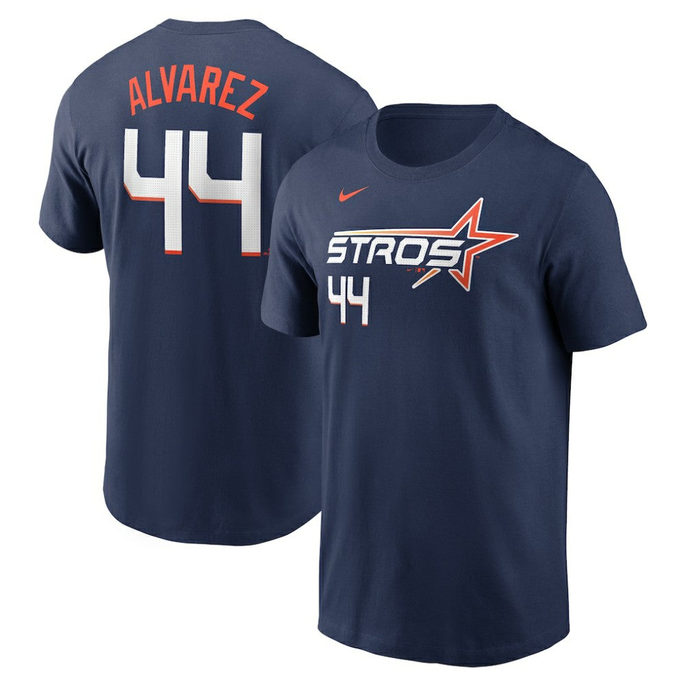 Yordan Alvarez Houston Astros Nike 2025 City Connect Fuse Name & Number T-Shirt - MLB T-shirts