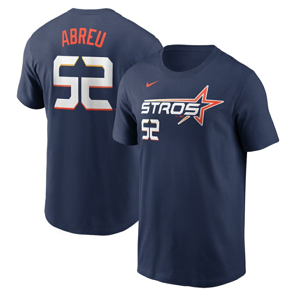 Bryan Abreu Houston Astros Nike 2025 City Connect Fuse Name & Number T-Shirt - MLB T-shirts