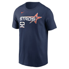 Bryan Abreu Houston Astros Nike 2025 City Connect Fuse Name & Number T-Shirt - MLB T-shirts