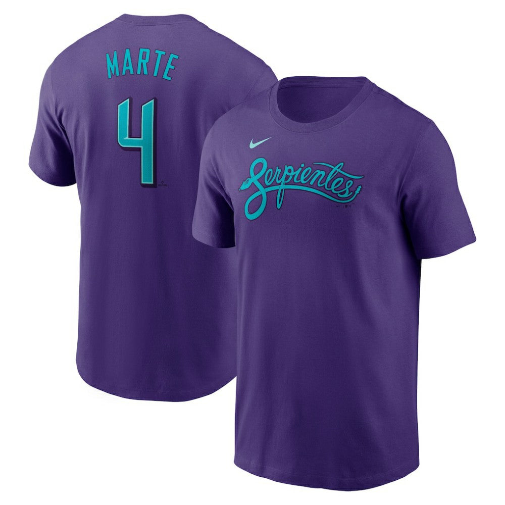 Ketel Marte Arizona Diamondbacks Nike 2025 City Connect Fuse Name & Number T-Shirt - MLB T-shirts