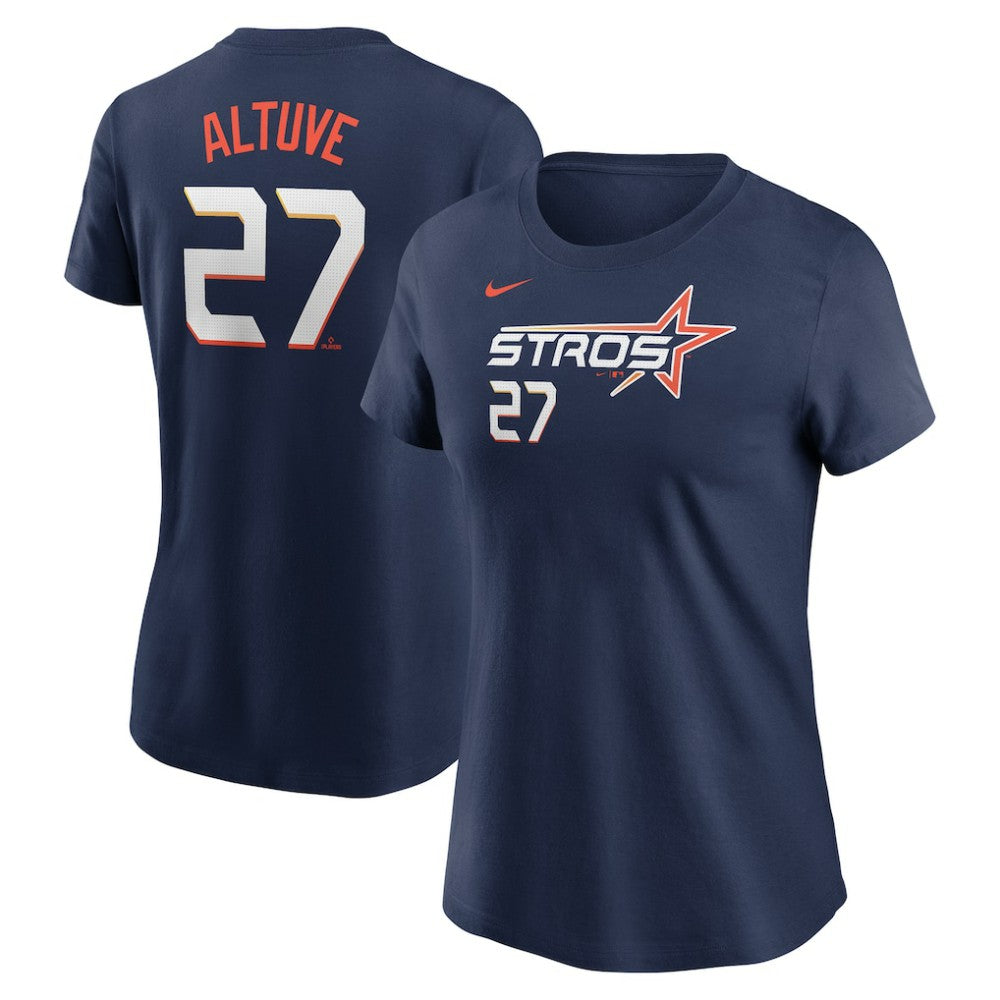 Jose Altuve Houston Astros Nike Women's 2025 City Connect Fuse Name & Number T-Shirt - MLB T-shirts