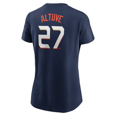 Jose Altuve Houston Astros Nike Women's 2025 City Connect Fuse Name & Number T-Shirt - MLB T-shirts