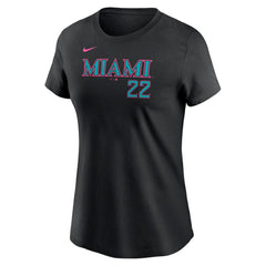 Sandy Alcantara Miami Marlins Nike Women's 2025 City Connect Fuse Name & Number T-Shirt - MLB T-shirts