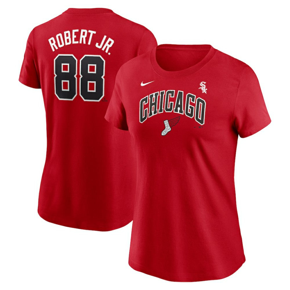 Luis Robert Jr. Chicago White Sox Nike Women's 2025 City Connect Fuse Name & Number T-Shirt - MLB T-shirts