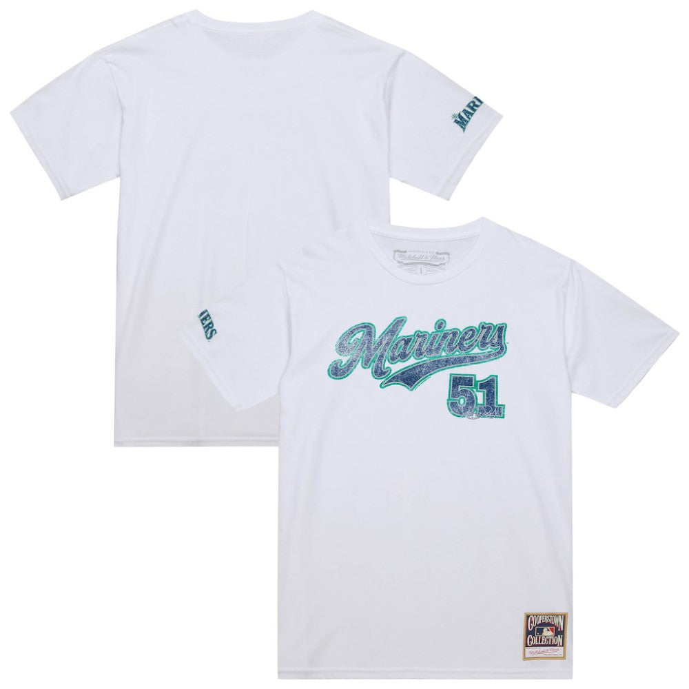 Ichiro Suzuki Seattle Mariners Mitchell & Ness Cooperstown Collection Player T-Shirt - MLB T-shirts