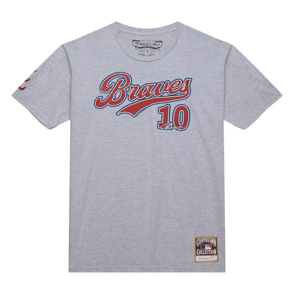 Chipper Jones Atlanta Braves Mitchell & Ness Cooperstown Collection Player T-Shirt - MLB T-shirts