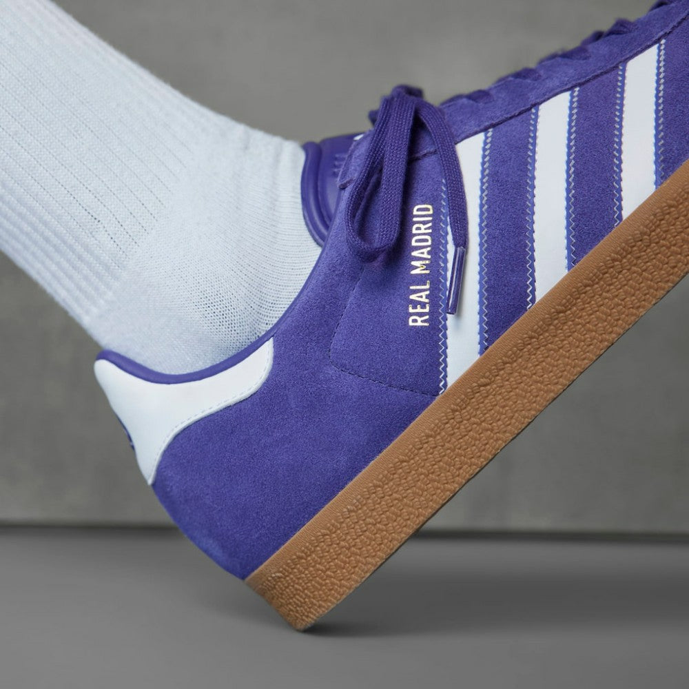 Real Madrid Originals Terrace Icons Collection Gazelle Shoes Discount - Purple