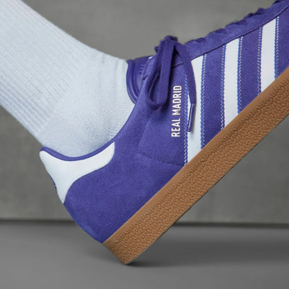 Real Madrid Originals Terrace Icons Collection Gazelle Shoes Discount - Purple
