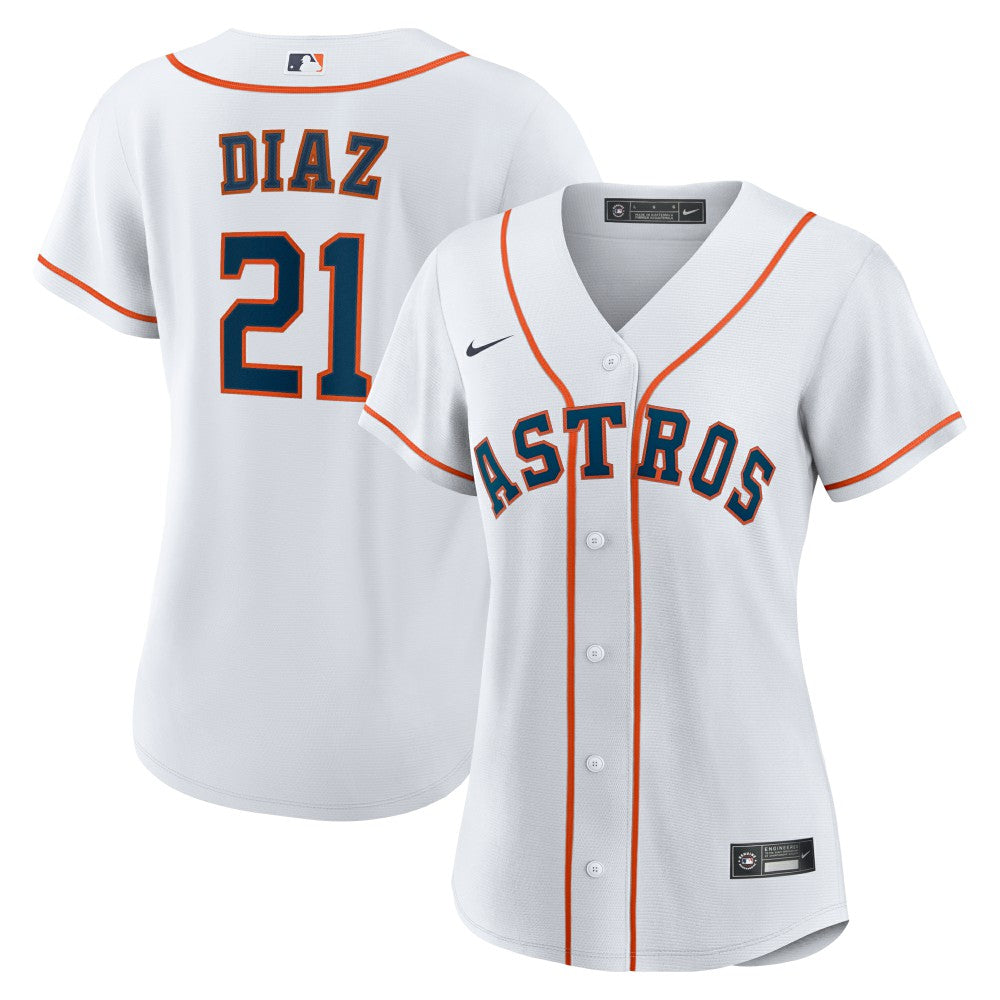 Yainer Diaz Houston Astros Nike Women's Home Replica Jersey  - MLB Jerseys