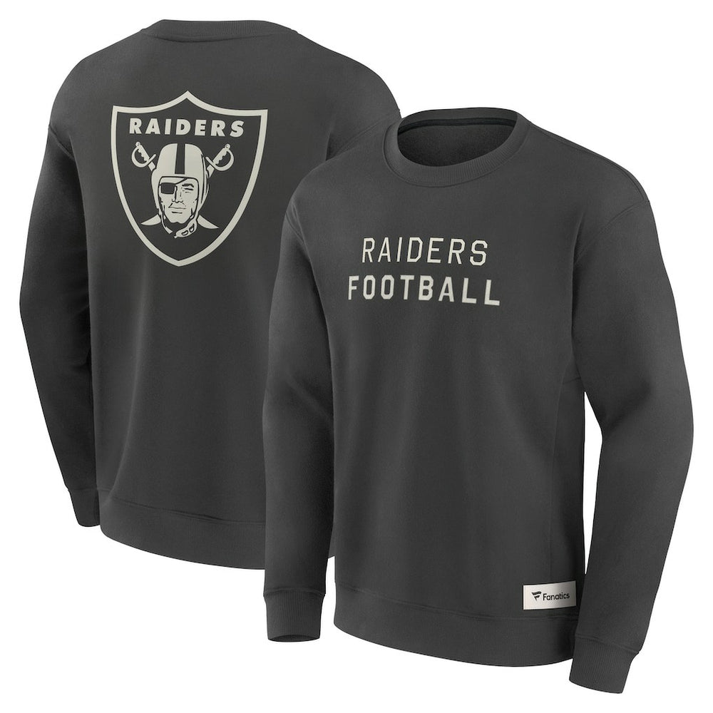 Las Vegas Raiders Elements Future Ground Lettering Pullover Sweatshirt | NFL Online