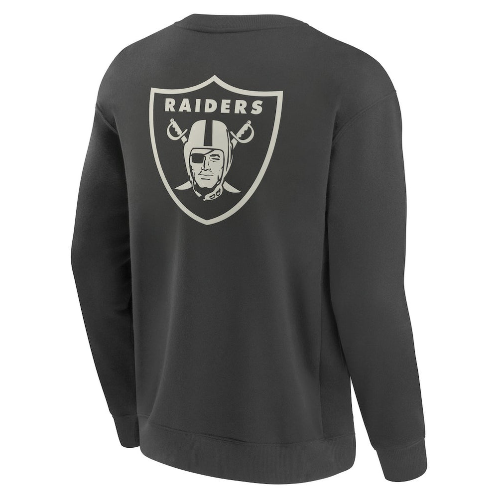 Las Vegas Raiders Elements Future Ground Lettering Pullover Sweatshirt | NFL Online
