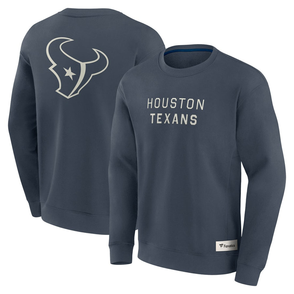 Houston Texans Elements Future Ground Lettering Pullover Sweatshirt | NFL Discount