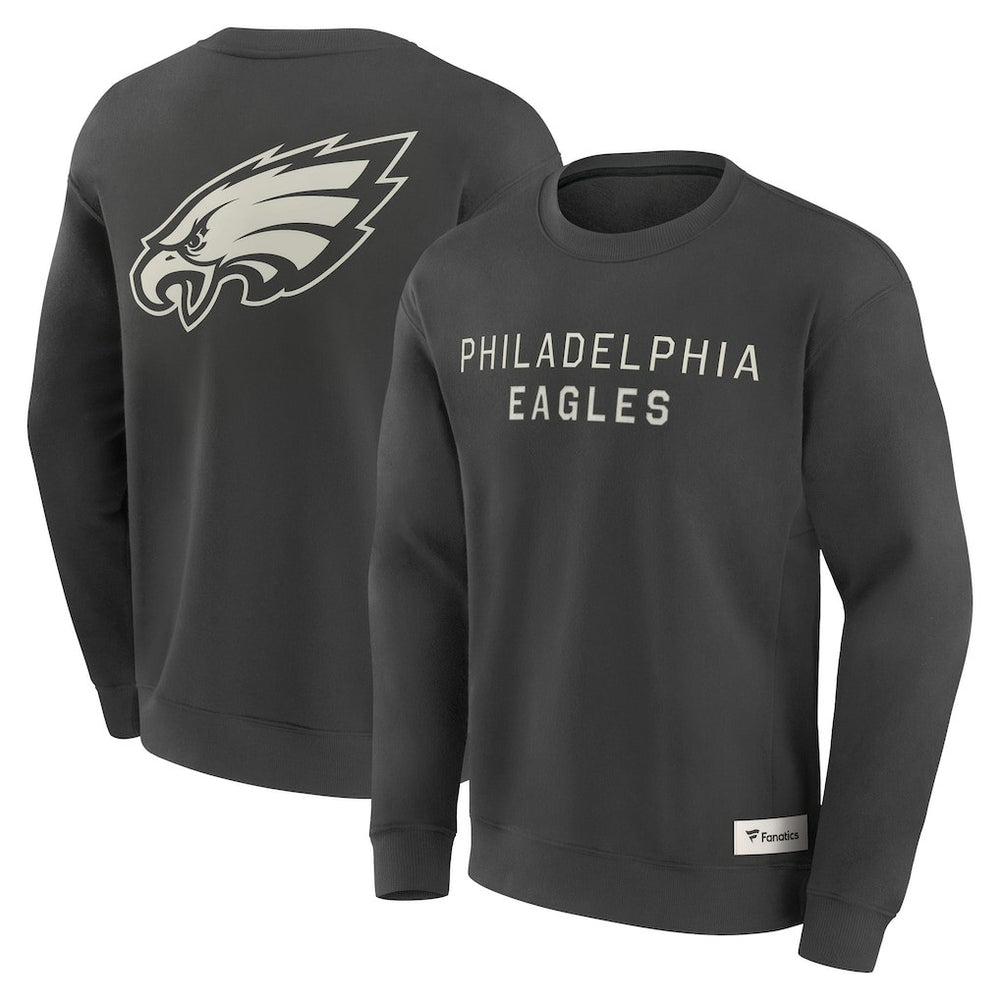 Philadelphia Eagles Elements Future Ground Lettering Pullover Sweatshirt | NFL Discount