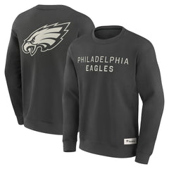 Philadelphia Eagles Elements Future Ground Lettering Pullover Sweatshirt | NFL Discount
