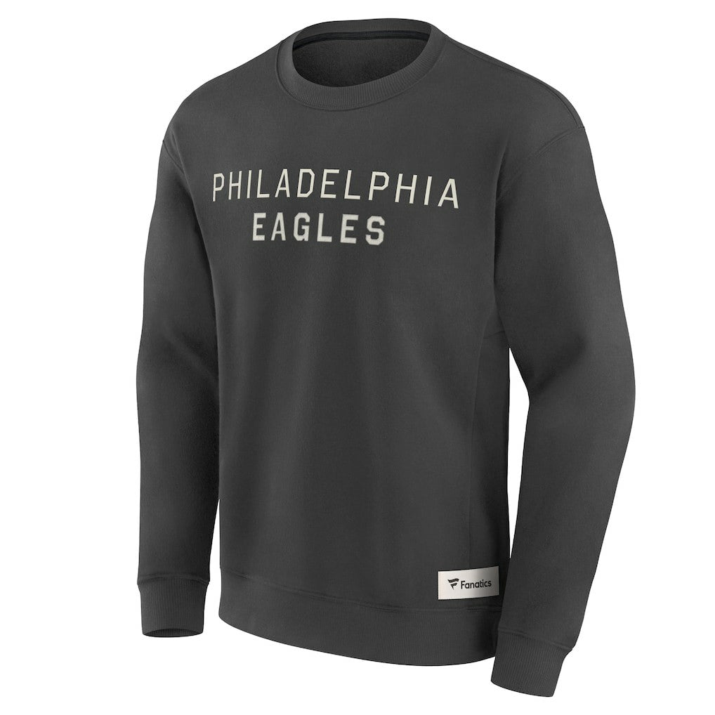 Philadelphia Eagles Elements Future Ground Lettering Pullover Sweatshirt | NFL Discount