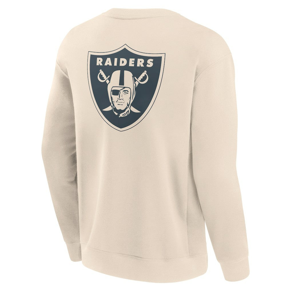 Las Vegas Raiders Elements Future Ground Lettering Pullover Sweatshirt | NFL Online