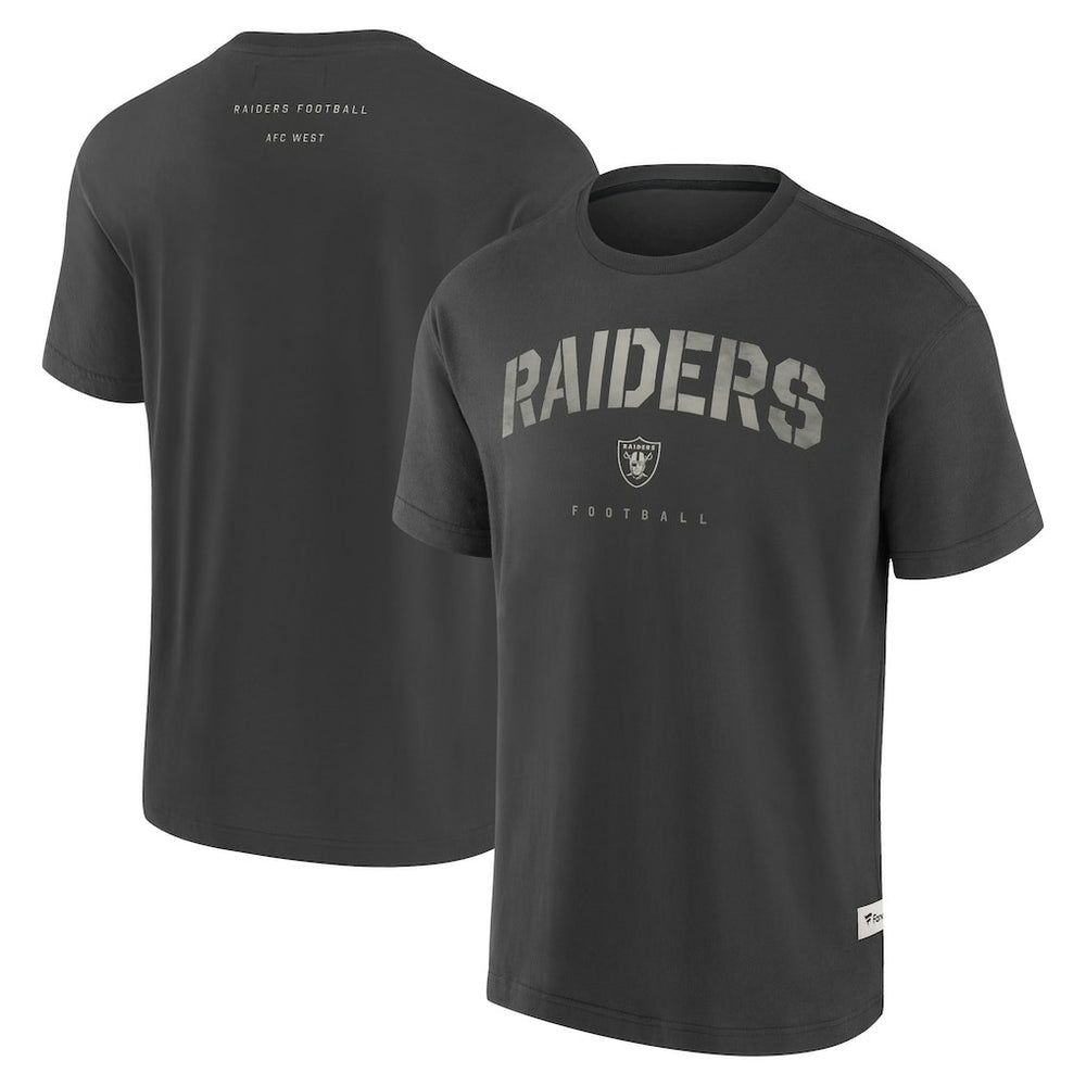 Las Vegas Raiders Elements Weathered Tonal Future Ground T-Shirt | NFL Discount