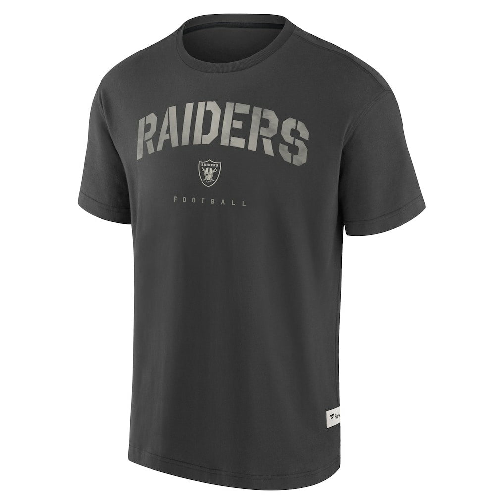 Las Vegas Raiders Elements Weathered Tonal Future Ground T-Shirt | NFL Discount