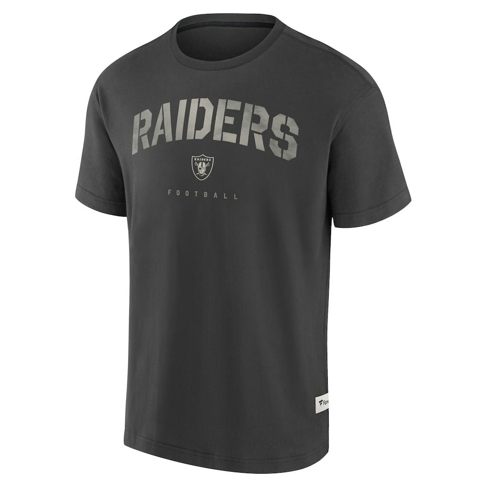 Las Vegas Raiders Elements Weathered Tonal Future Ground T-Shirt | NFL Discount