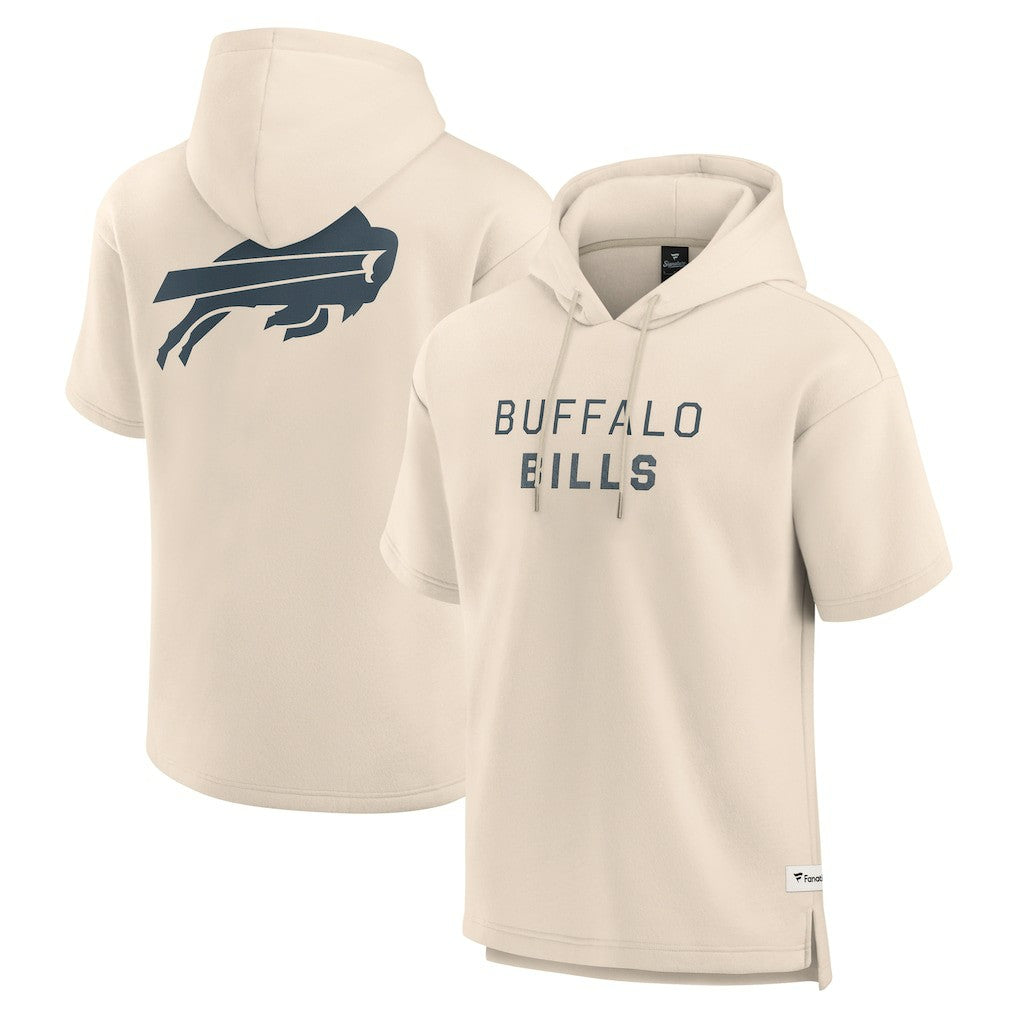 Buffalo Bills Elements Future Ground Lettering Short Sleeve Pullover Hoodie | NFL Hot