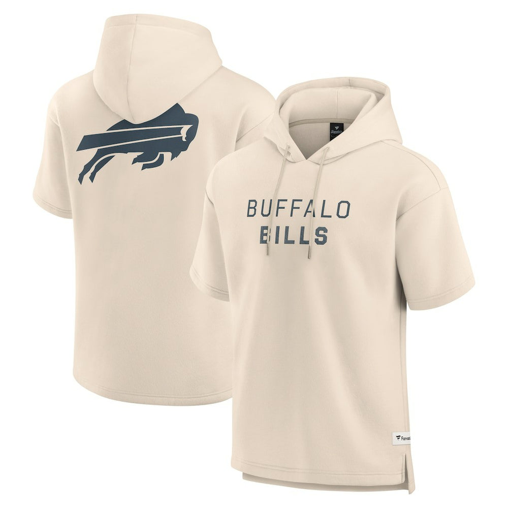 Buffalo Bills Elements Future Ground Lettering Short Sleeve Pullover Hoodie | NFL Hot