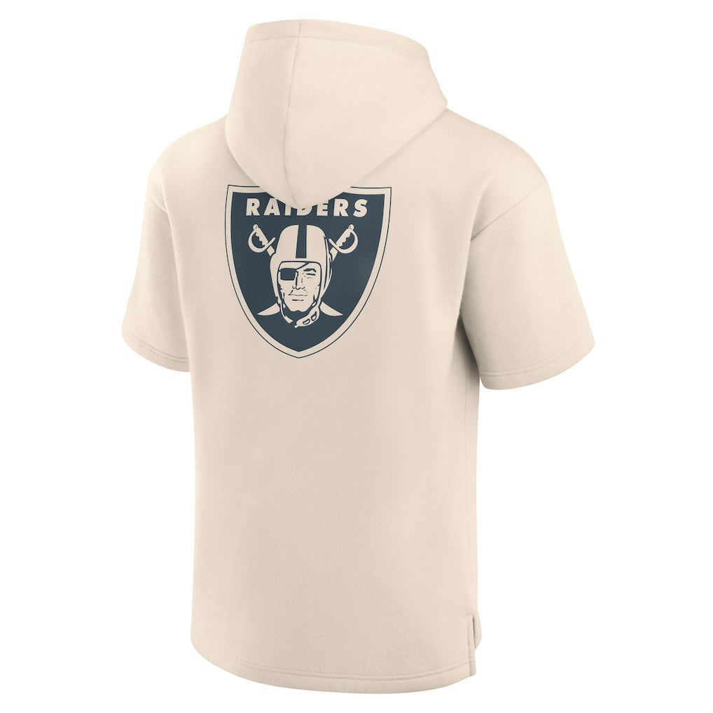 Las Vegas Raiders Elements Future Ground Lettering Short Sleeve Pullover Hoodie | NFL Online