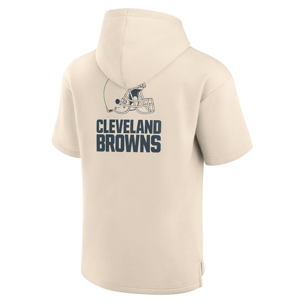 Cleveland Browns Elements Future Ground Lettering Short Sleeve Pullover Hoodie | NFL Online