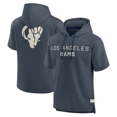 Los Angeles Rams Elements Future Ground Lettering Short Sleeve Pullover Hoodie | NFL US