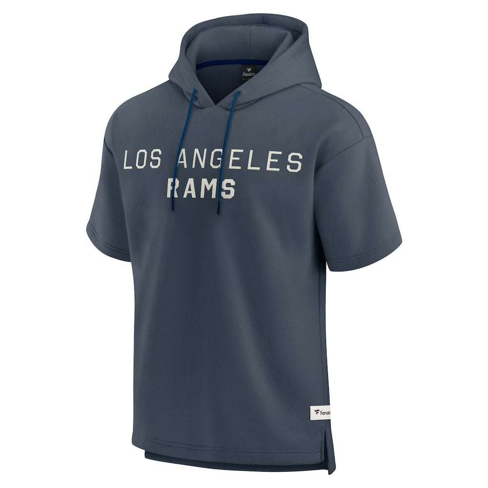 Los Angeles Rams Elements Future Ground Lettering Short Sleeve Pullover Hoodie | NFL US