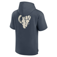 Los Angeles Rams Elements Future Ground Lettering Short Sleeve Pullover Hoodie | NFL US