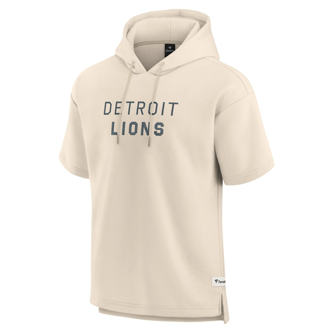 Detroit Lions Elements Future Ground Lettering Short Sleeve Pullover Hoodie | NFL New