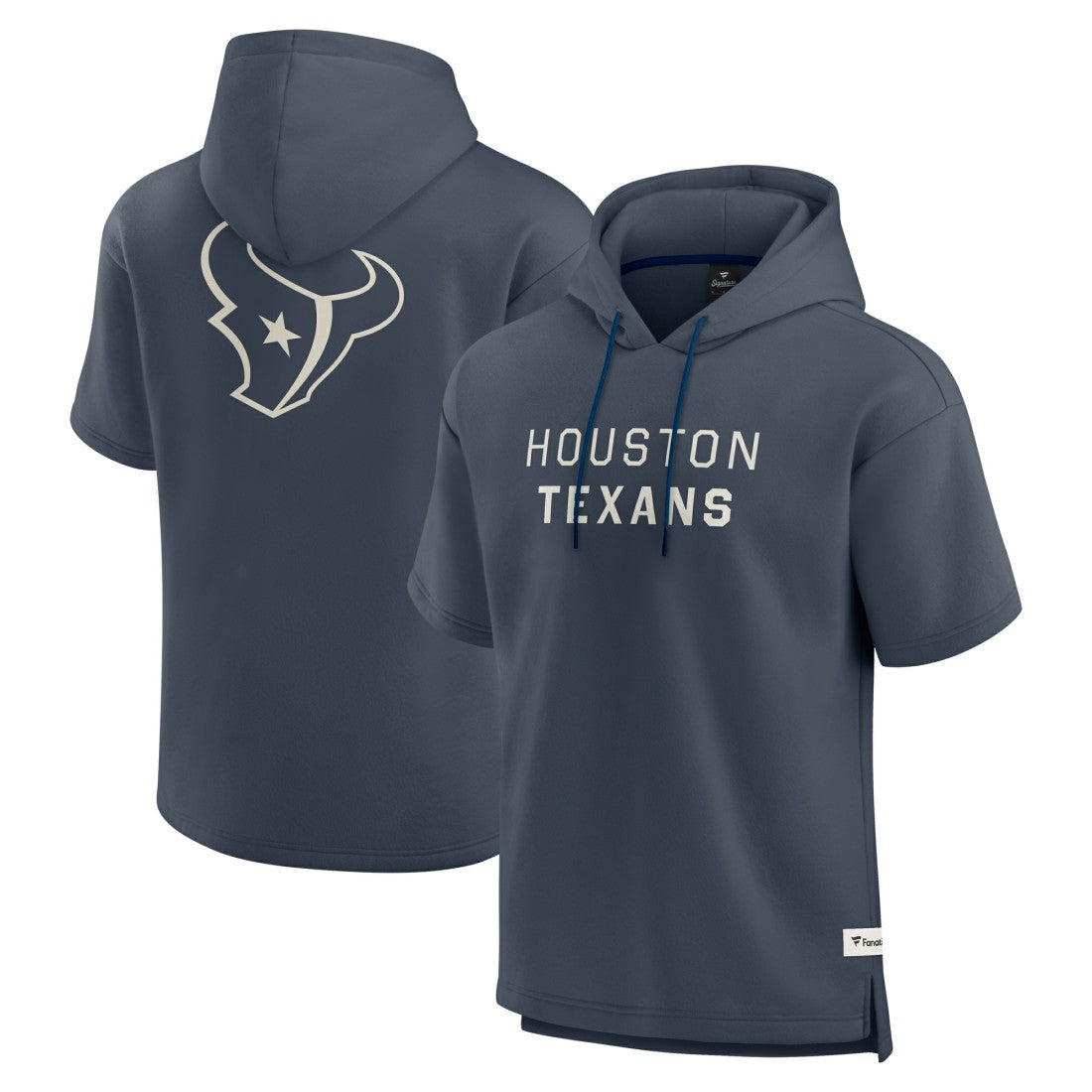 Houston Texans Elements Future Ground Lettering Short Sleeve Pullover Hoodie | NFL Outlet