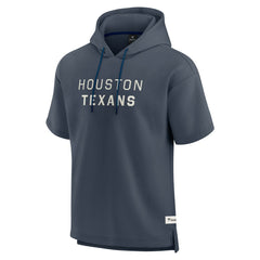 Houston Texans Elements Future Ground Lettering Short Sleeve Pullover Hoodie | NFL Outlet