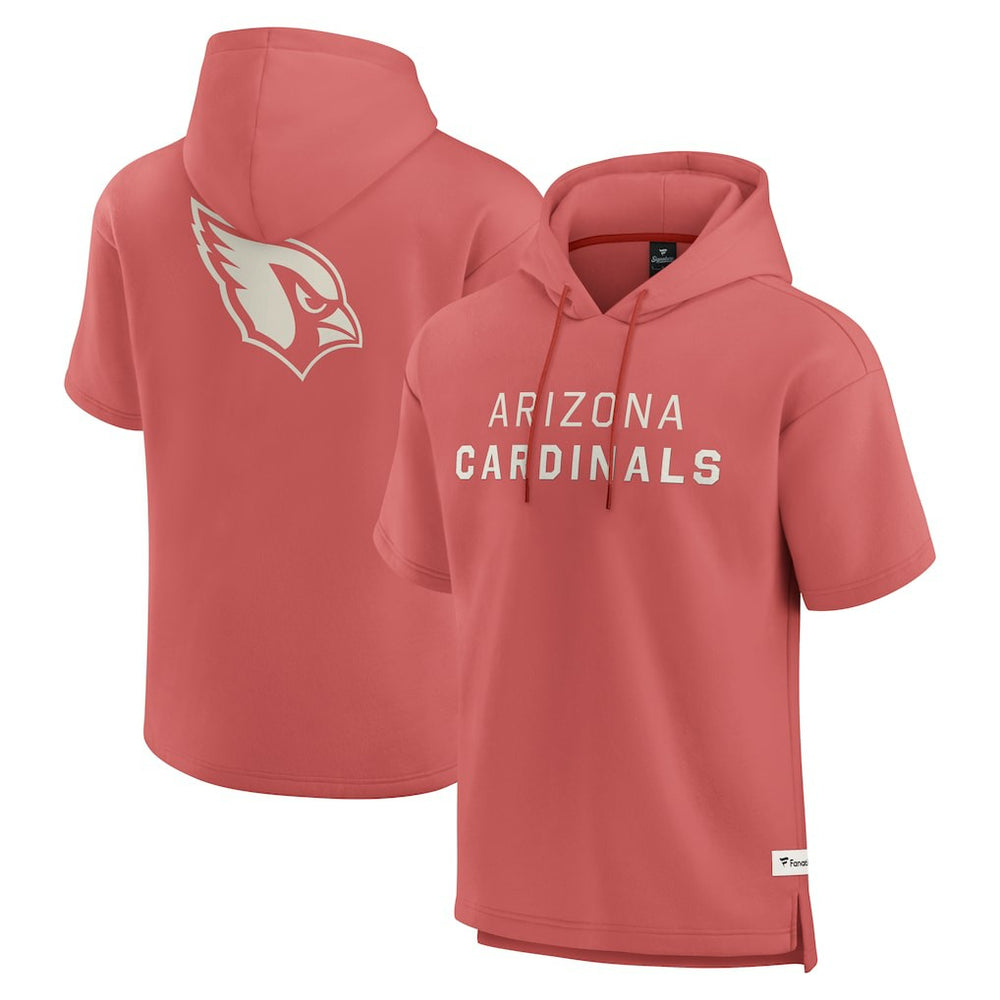Arizona Cardinals Elements Future Ground Lettering Short Sleeve Pullover Hoodie | NFL Sale