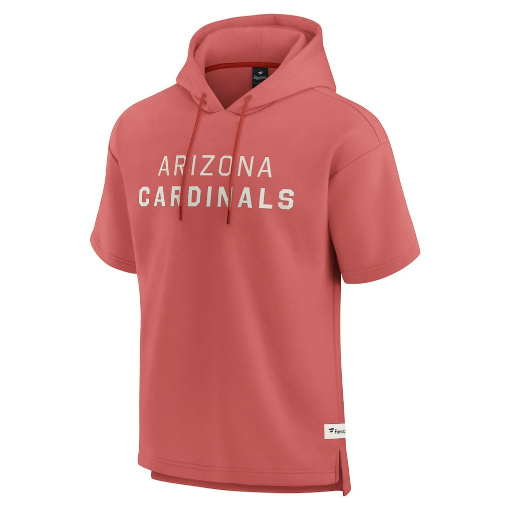 Arizona Cardinals Elements Future Ground Lettering Short Sleeve Pullover Hoodie | NFL Sale