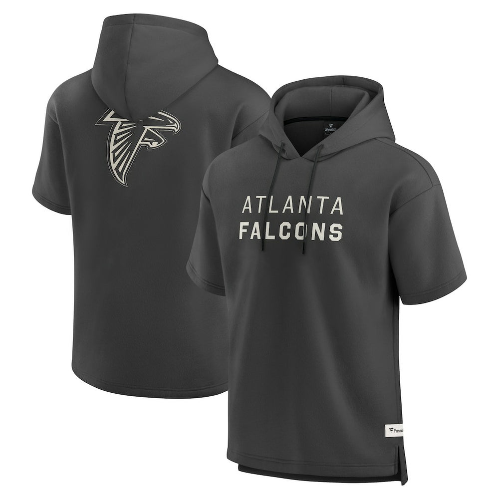 Atlanta Falcons Elements Future Ground Lettering Short Sleeve Pullover Hoodie | NFL Near me