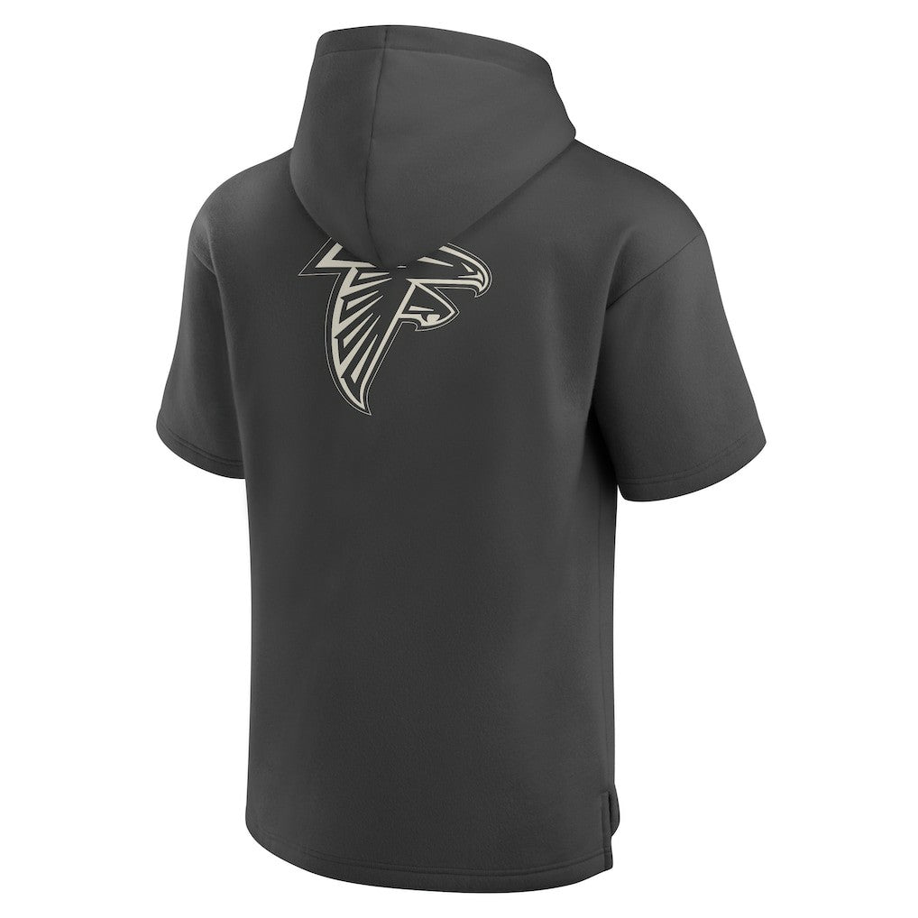 Atlanta Falcons Elements Future Ground Lettering Short Sleeve Pullover Hoodie | NFL Near me