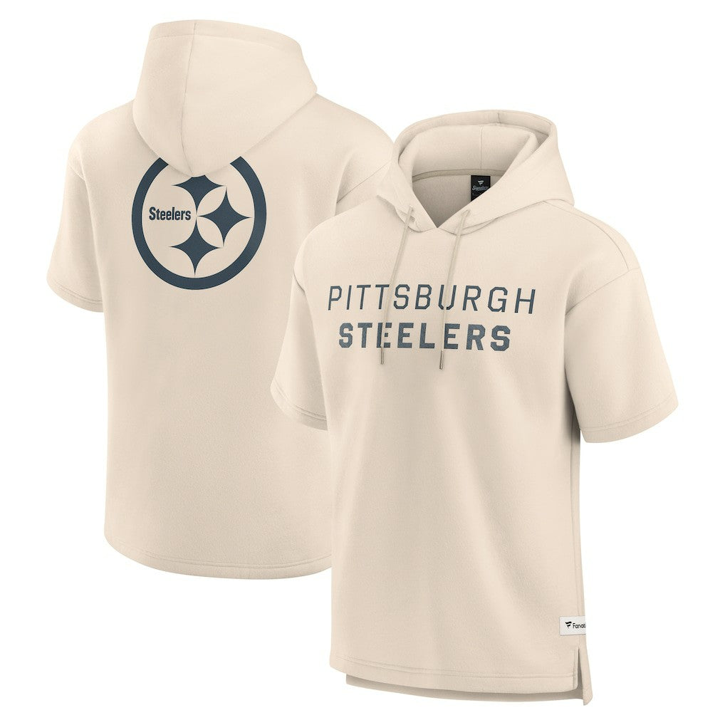 Pittsburgh Steelers Elements Future Ground Lettering Short Sleeve Pullover Hoodie | NFL US