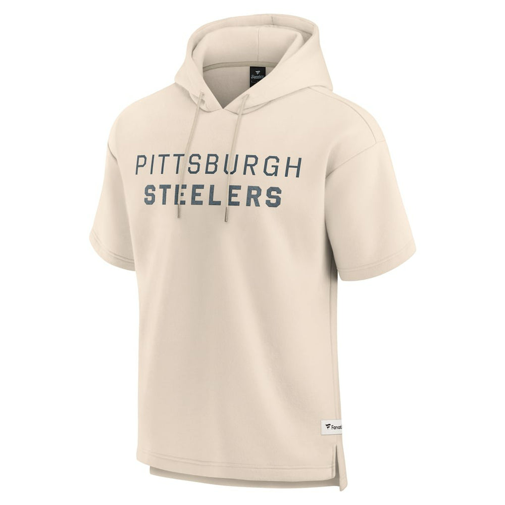 Pittsburgh Steelers Elements Future Ground Lettering Short Sleeve Pullover Hoodie | NFL US