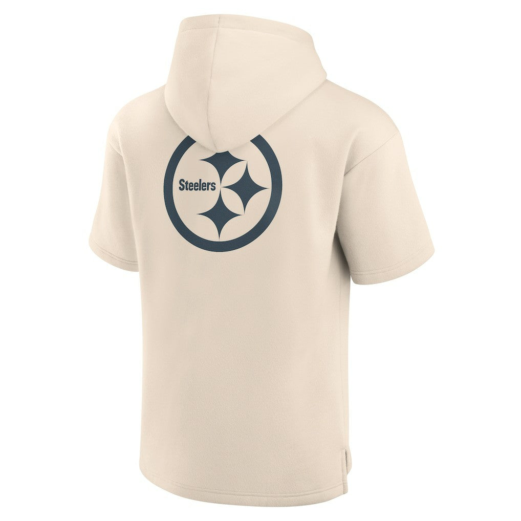Pittsburgh Steelers Elements Future Ground Lettering Short Sleeve Pullover Hoodie | NFL US
