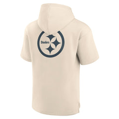Pittsburgh Steelers Elements Future Ground Lettering Short Sleeve Pullover Hoodie | NFL US